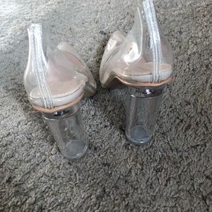 Pretty little things size 9 Clear heels